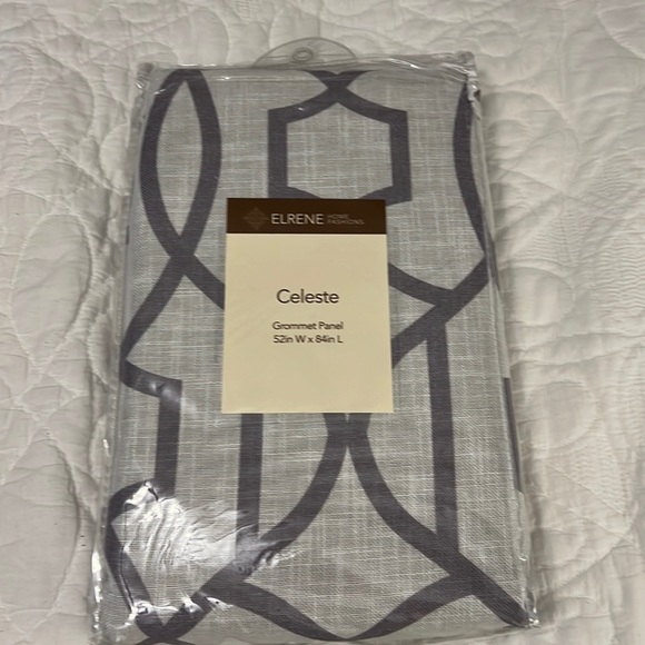 Gray pattern blackout curtains - Picture 1 of 6